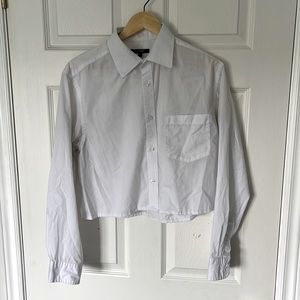 Cropped Dress Shirt